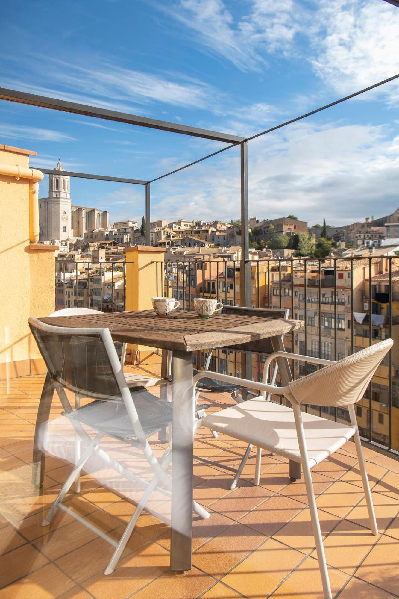 Sleep & Stay Luxury Top Floor Apt With Terrace Girona Esterno foto
